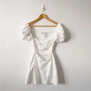 Zara Dresses Zara White Dress Medium Engagement Summer Mini